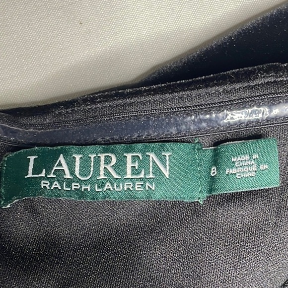 RALPH LAUREN Elegant Black Velvet Halter Dress - Picture 12 of 12